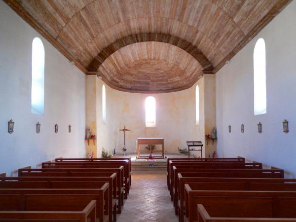 Our simple, pleasant, church at Villemorin