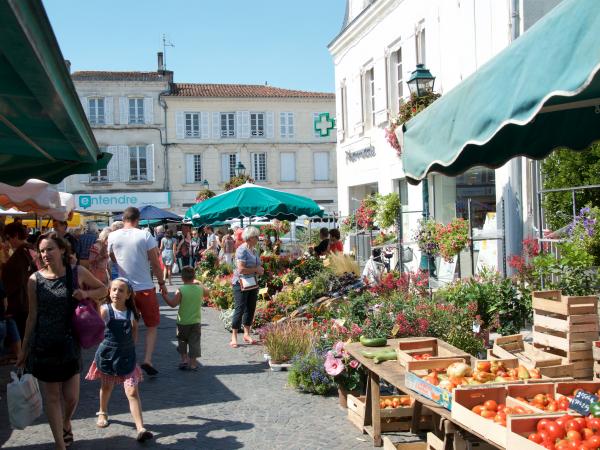 St Jean d'Angely Market Day 